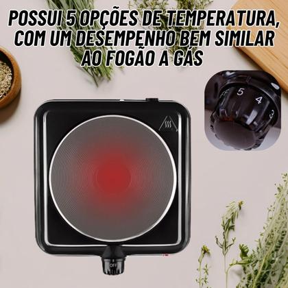 Imagem de Fogão Elétrico Portátil Elgin 1 Boca - 127v