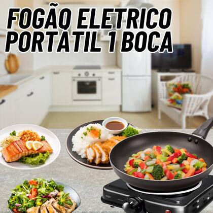 Imagem de Fogão Elétrico Portátil Elgin 1 Boca - 127v