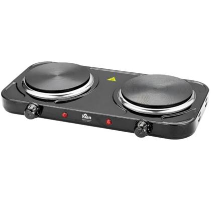 Imagem de Fogão Eletrico Preto Chapa Dupla Portatil Kian 2000W 127V