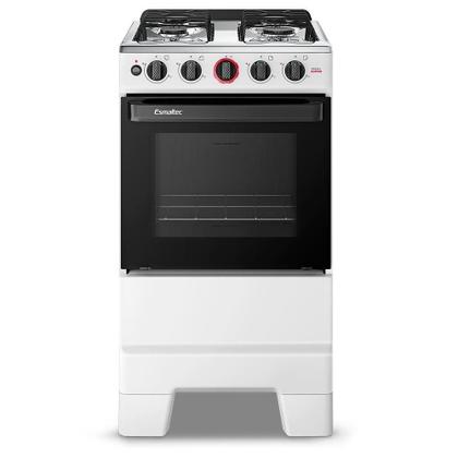 Imagem de Fogão Esmaltec 4 Bocas Ideal Super F4iab4121br Acendimento Automático Branco Bivolt