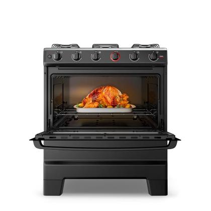 Imagem de Fogão Esmaltec 5 Bocas Ideal Super Mesa de Aço Inox Preto F5IAP - Bivolt