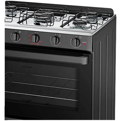 Imagem de Fogão Esmaltec Ideal Pop 5 Bocas Manual Mesa Aço Inox