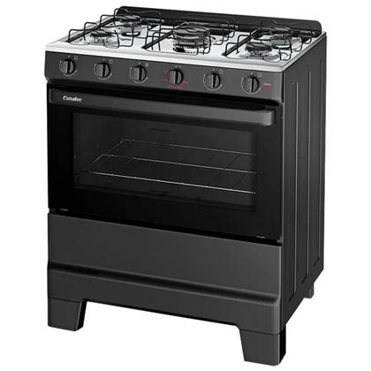 Imagem de Fogão Esmaltec Ideal Pop 5 Bocas Manual Mesa Aço Inox