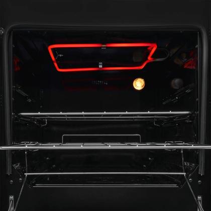 Imagem de Fogão Fischer Gran Cheff De Embutir 4 Bocas Silver Mesa De Vidro Preto 220V