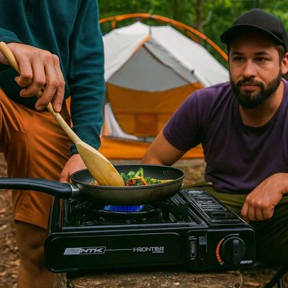 Fogão Fogareiro a Gás para Camping com Acendedor Cozinha