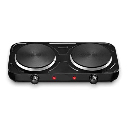 Imagem de Fogão Fogareiro Elétrico 2000w Cooktop Panela 2 Bocas Disco