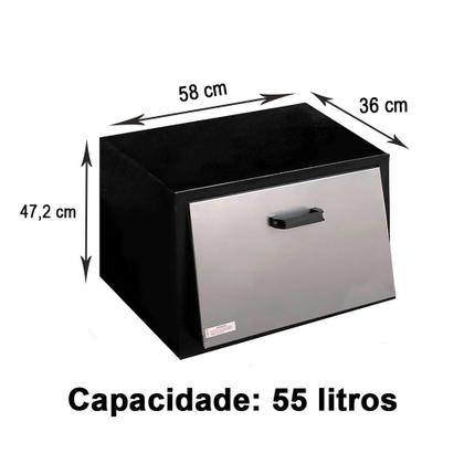 Imagem de Fogão Industrial 4 Bocas com Forno Tampa Inox Gastromixx