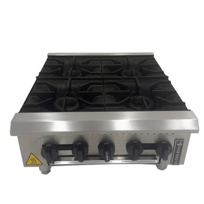 Imagem de Fogão Industrial 4 Bocas Venâncio a Gás Natural Linha Prime 21452