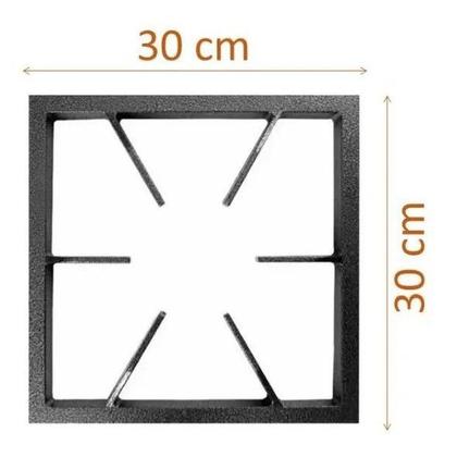 Imagem de Fogão Industrial Mesa Baixa Pressão 1 Boca Queimador Simples Grelha 30x30