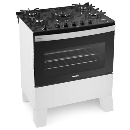 Imagem de Fogão Itaglass Plus 5 Bocas - Branco Itatiaia