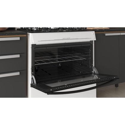 Imagem de Fogão Itatiaia Electra Glass New Piso 5 Bocas Branco Mesa de Vidro Bivolt 3700000366