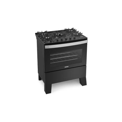 Imagem de Fogão Itatiaia Itaglas Piso 5 Bocas Preto Mesa Vidro Bivolt 3700000373