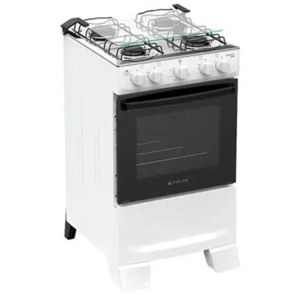 Imagem de Fogão Mônaco Plus 4 Bocas Automático Mesa de Inox Forno Atlas