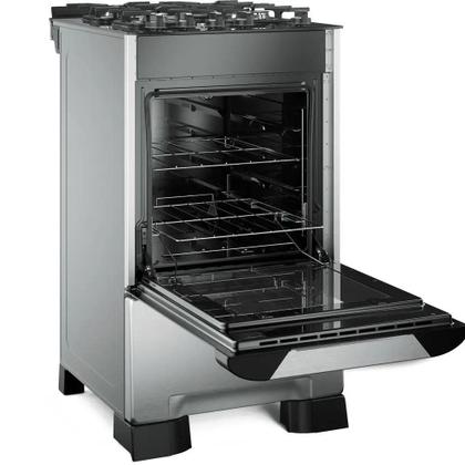 Imagem de Fogão Mueller 4 bocas Decorato Vetro Inox - Bivolt