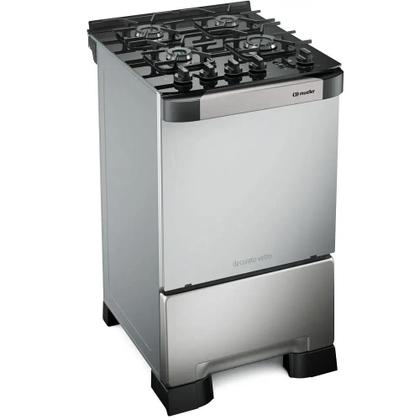Imagem de Fogão Mueller 4 bocas Decorato Vetro Inox - Bivolt