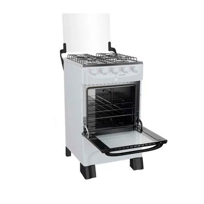 Imagem de Fogão Mueller MFI4BB 4 Bocas Automático Mesa de Inox Forno 48,1L Bivolt