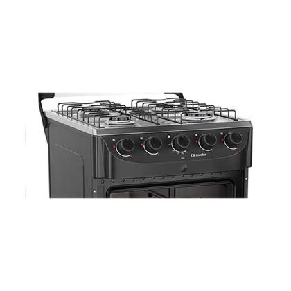 Imagem de Fogão Mueller MFI4BB 4 Bocas Automático Mesa de Inox Forno 48,1L Bivolt