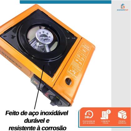 Imagem de Fogão Portátil A Gás Com Acendimento Automático Camping - Starfer