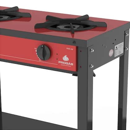 Imagem de Fogão Progás Vermelho 2 Queimadores Simples PRGE-200 GOURMET