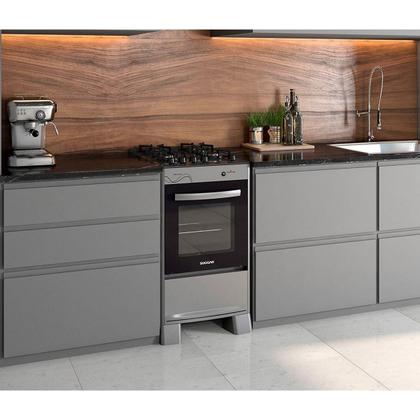 Fogão Suggar Neo Glass 4 Bocas Inox FGVNG410 Bivolt Imagem de Fogão Suggar Neo Glass 4 Bocas Inox FGVNG410 Bivolt