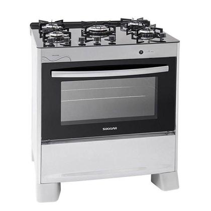 Imagem de Fogão Suggar Neo Glass 5 Queimadores Inox Bivolt FGVNG510PRIX