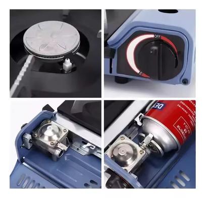 Imagem de Fogareiro P/ Camping Pesca Fogão A Gás Portátil 1 Boca + Gás