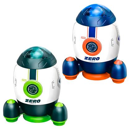 Imagem de Foguete Infantil ZX22 DM Toys Com Portas Que Abrem E Boneco Articulado Dm Toys