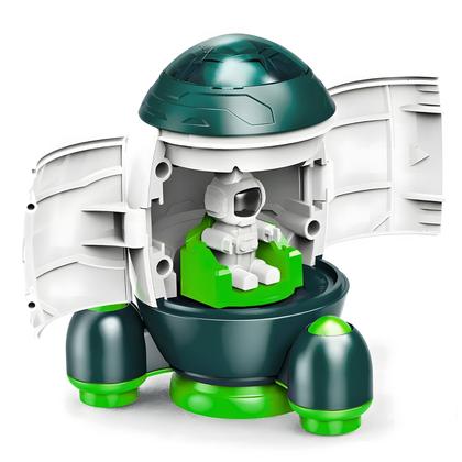 Imagem de Foguete Infantil ZX22 DM Toys Com Portas Que Abrem E Boneco Articulado Dm Toys