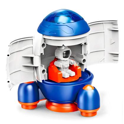 Imagem de Foguete Missão Espacial DM Toys Cápsula Com Fricção E Boneco Astronauta