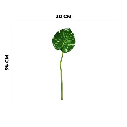 Imagem de Folha Artificial Costela De Adão Real Toque Flor Arte