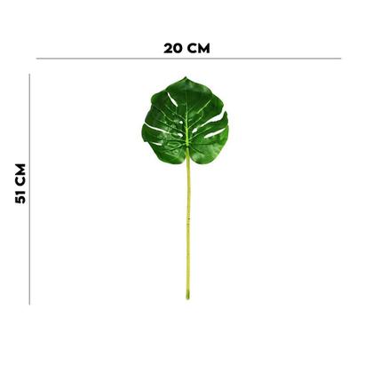 Imagem de Folha Costela De Adão Toque Real 51cm Verde