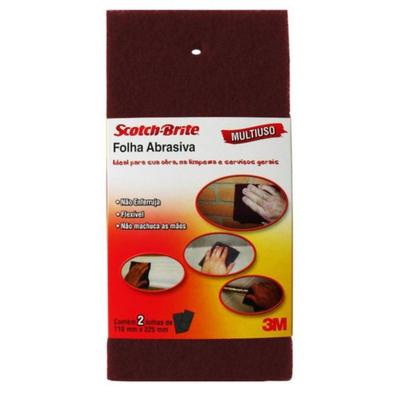 Imagem de Folha De Acabamento Scotch-Brite Grossa 110X225 3M