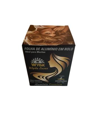 Imagem de Folha de Alumínio para Cabelos e Mechas Wyda c/4un