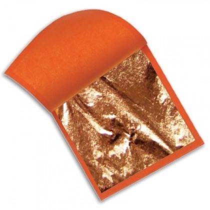 Imagem de  Folha De Ouro Imitação Para Restauração 14x14cm 500 Folhas