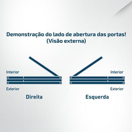 Imagem de Folha de Porta Maciça 210x100cm Eucalipto Pm97 Cruzeiro Portas