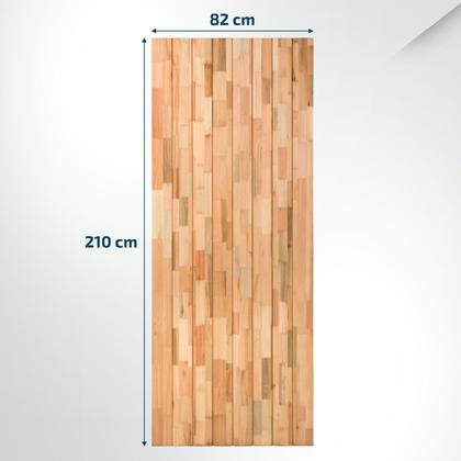 Folha de Porta Maciça 210x82cm Eucalipto com Emenda Pm26 Mexicana Cruzeiro Portas Imagem de Folha de Porta Maciça 210x82cm Eucalipto com Emenda Pm26 Mexicana Cruzeiro Portas