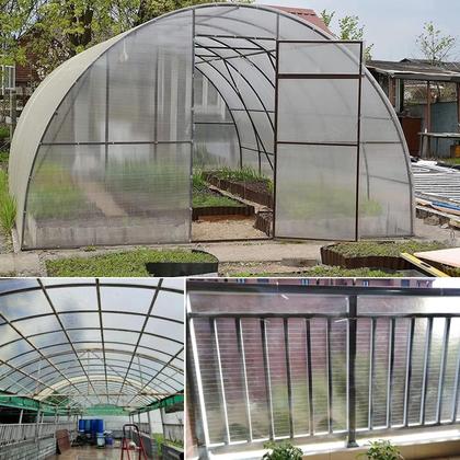 Imagem de Folha de telhado de policarbonato IBOWZ à prova de chuva anti-UV transparente