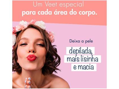 Imagem de Folha Depilatória Veet Peles Delicadas - Óleo de Amêndoas e Vitamina E Corporal 12 Folhas