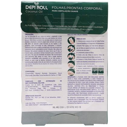 Imagem de Folhas Depilatórias DepiRoll Spa Care - Óleo de Coco