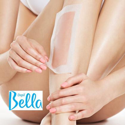 Imagem de Folhas Prontas Depilação Corporal Depil Bella Mel 16un