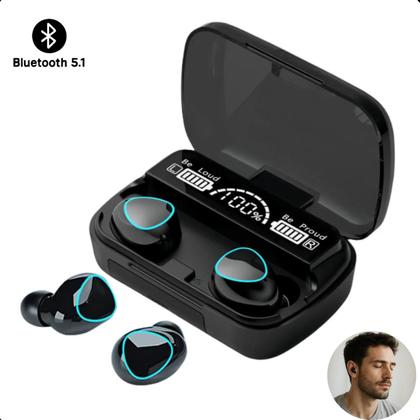 Imagem de Fone Bluetooth 5.1 TWS Compacto com Som de Alta Qualidade