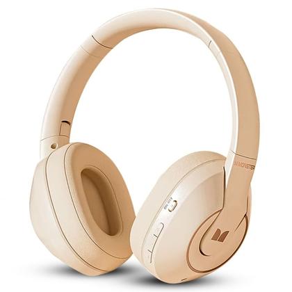 Imagem de Fone Bluetooth 5.3 Headphone Gamer Monster 25 horas Rosê