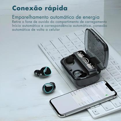 Imagem de Fone Bluetooth anti ruídos para celular android iOs Notebook Prova dágua /Oferta relâmpago/