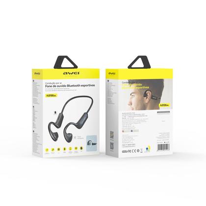 Imagem de Fone Bluetooth Esportivo A896BL Academia e Corrida com Microfone Som Potente Awei