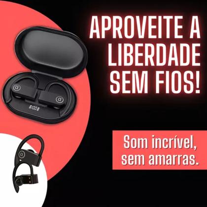 Imagem de Fone Bluetooth Esportivo Corrida Cor Preto