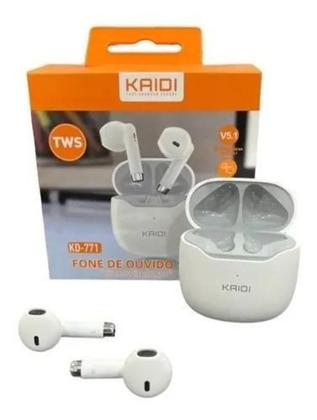 Imagem de Fone Bluetooth (Sem Fio) Kaidi tws Smart Touch V5.1 Kd-771 branco
