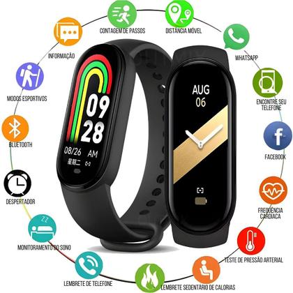 Imagem de Fone Bluetooth Touch TWS + Smartwach M8 Sport Fit