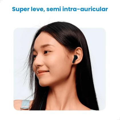Imagem de Fone Bluetooth Xiaomi Redmi Buds 6 Active Som Estéreo, Bluetooth 5.4, ENC, 30h Bateria, IPX4 Preto