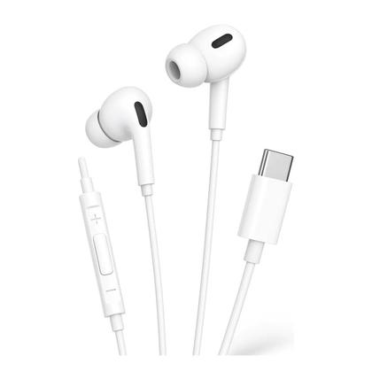 Imagem de Fone Com Entrada Tipo-C Cabo 1 Metro Qualidade Superior
