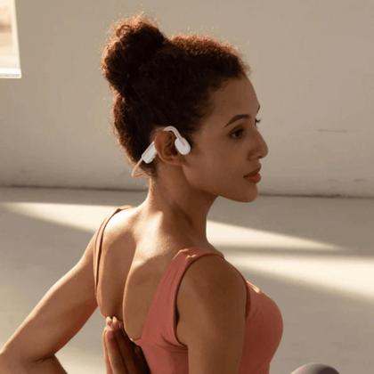 Imagem de Fone de Condução Óssea Shokz OpenMove Rosa